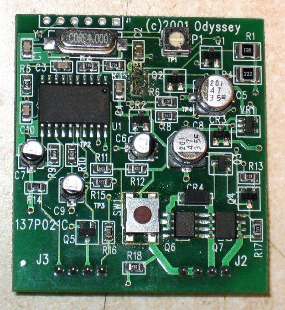 Halo B, Circuit Board with Z Code