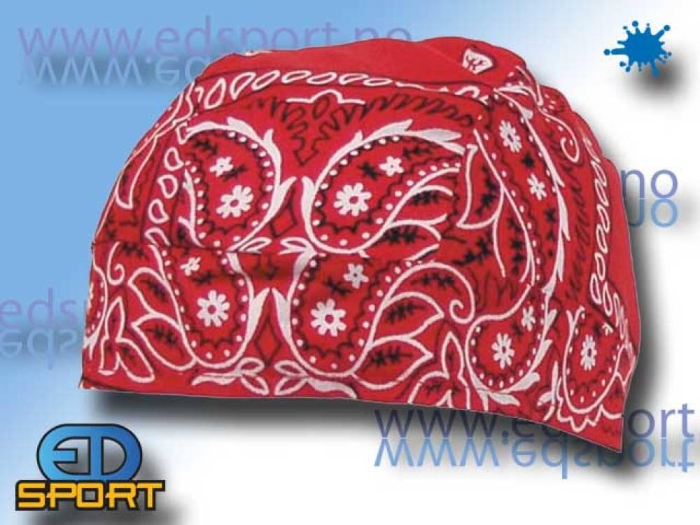 Headwrap, Paisley Red