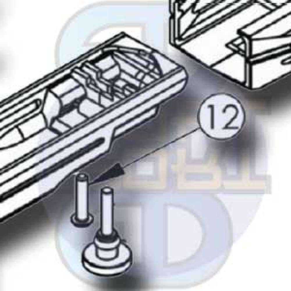 Tiberius, Handle screw, front