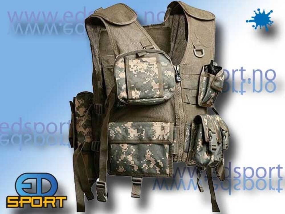 Paintballvest, Digi Camo, Broadsword