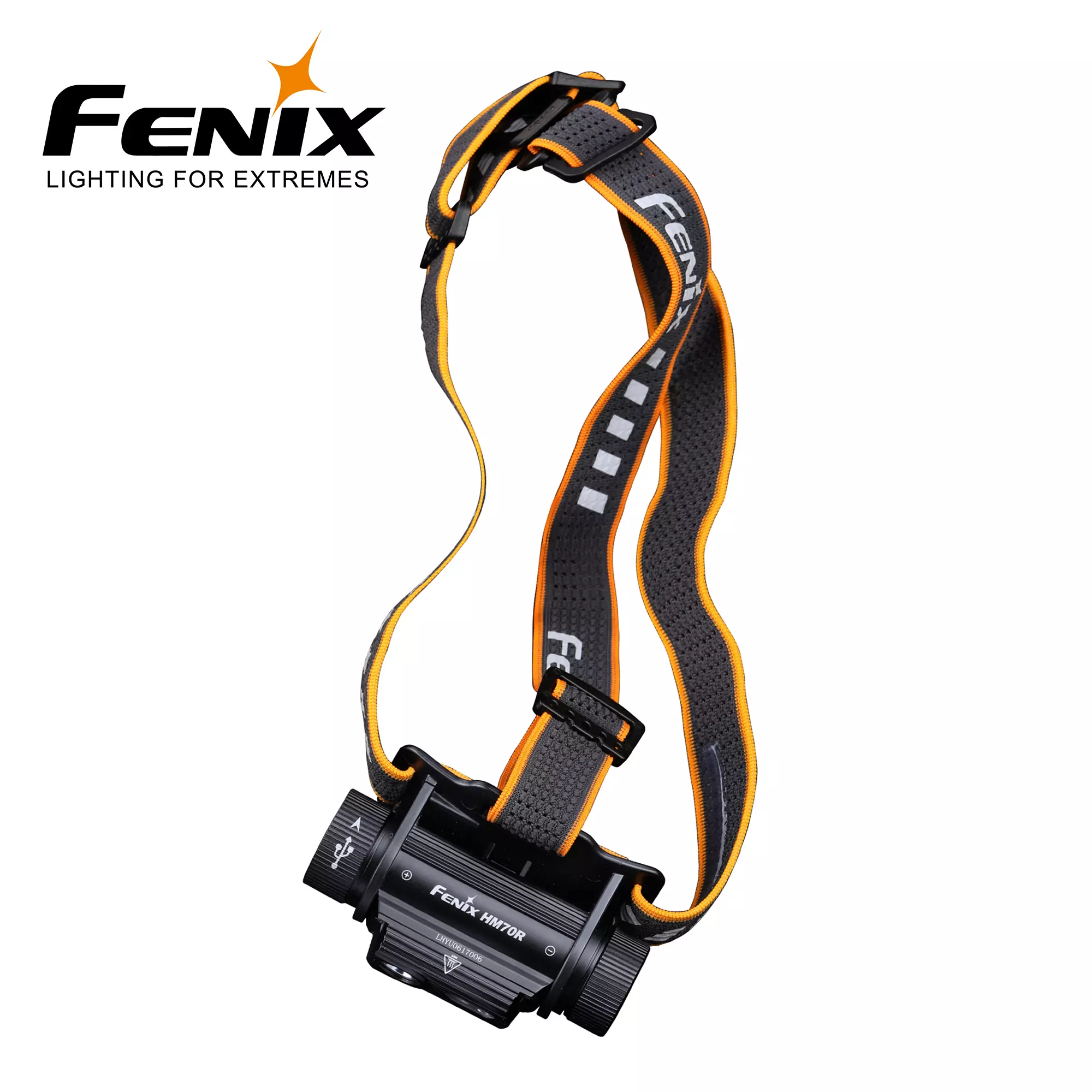 Fenix HM70R hodelykt 1600LM - bakside